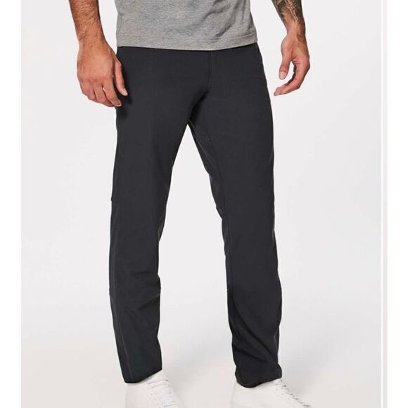 Lululemon ABC Pant Classic 34” Pants Melanite Dark Gray Size 38 - Picture 14 of 14